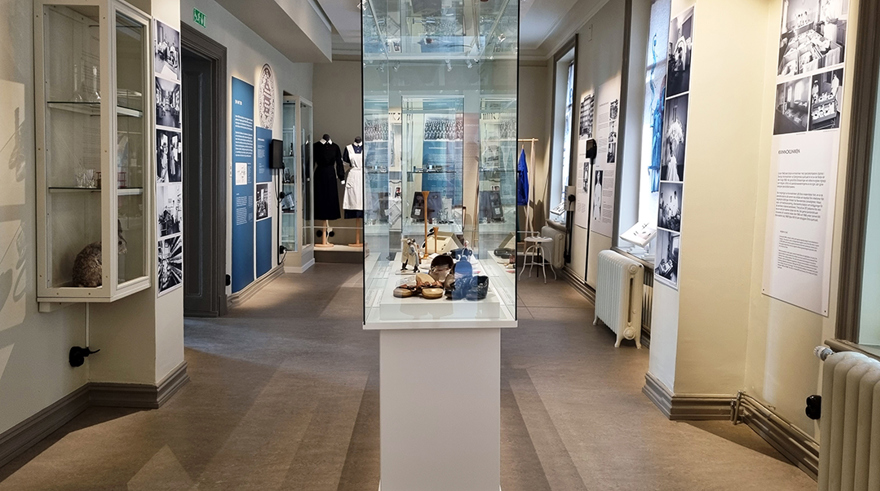 Ett rum på Medicinhistoriska museet