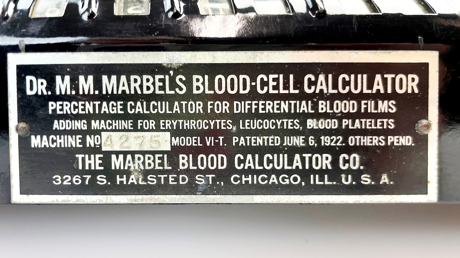 Dr. M.M. Marbels blodcellsräknare
